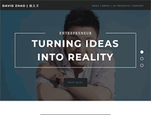 Tablet Screenshot of david-zhao.com